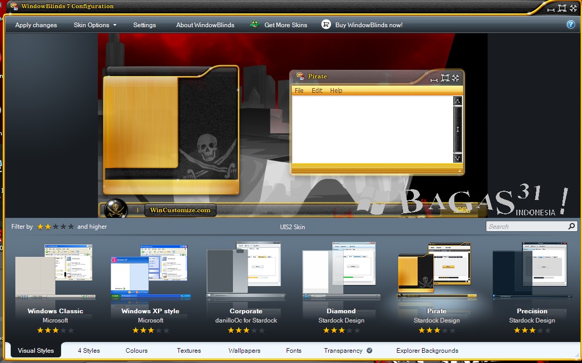 gudang Ilmu Download Windows Blind 7.2 plus crack n trial Reset