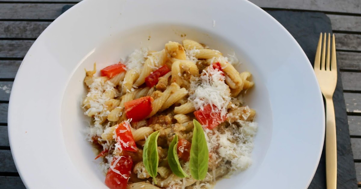 Pasta mit AuberginenPesto
