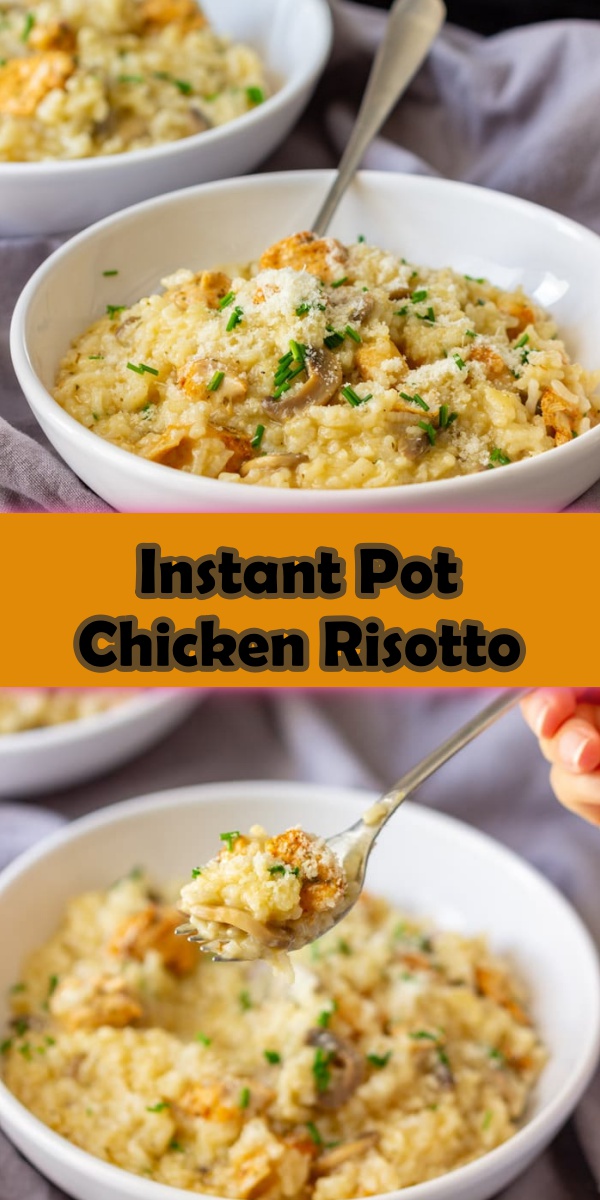 Instant Pot Chicken Risotto Cook, Taste, Eat