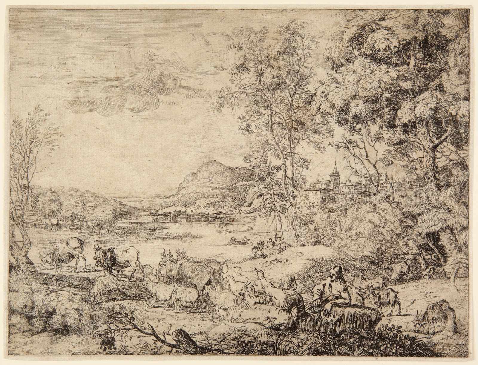 Spencer Alley A Group of Claude Lorrain's Etchings