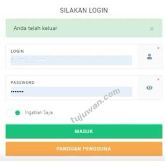 Login Verval PIP Madrasah 2021