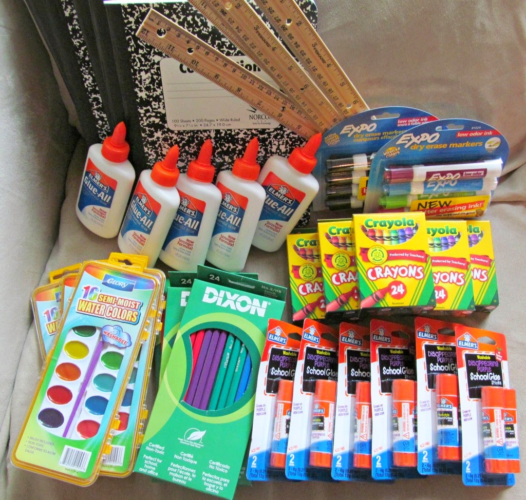 Donate School Supplies from Jade Louise Designs