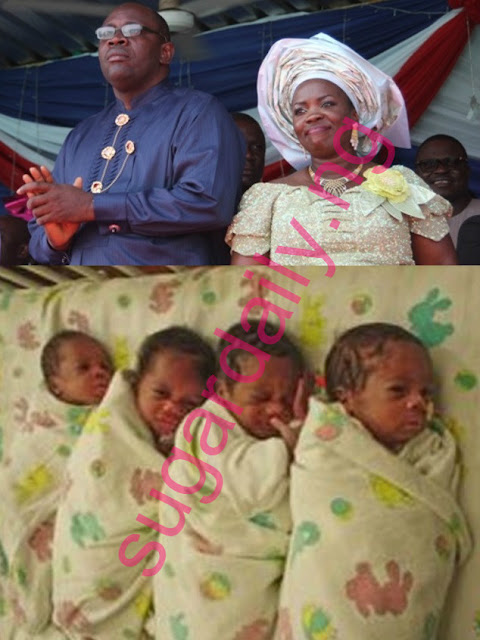 Image result for governor dickson's wife has quadruplets