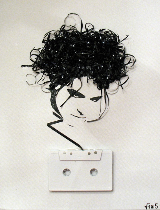 Dishfunctional Designs Cassette Tape Art