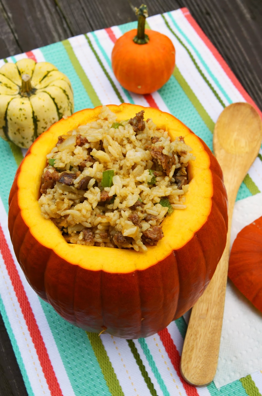 Our Beautiful Mess: Dinner-in-a-Pumpkin