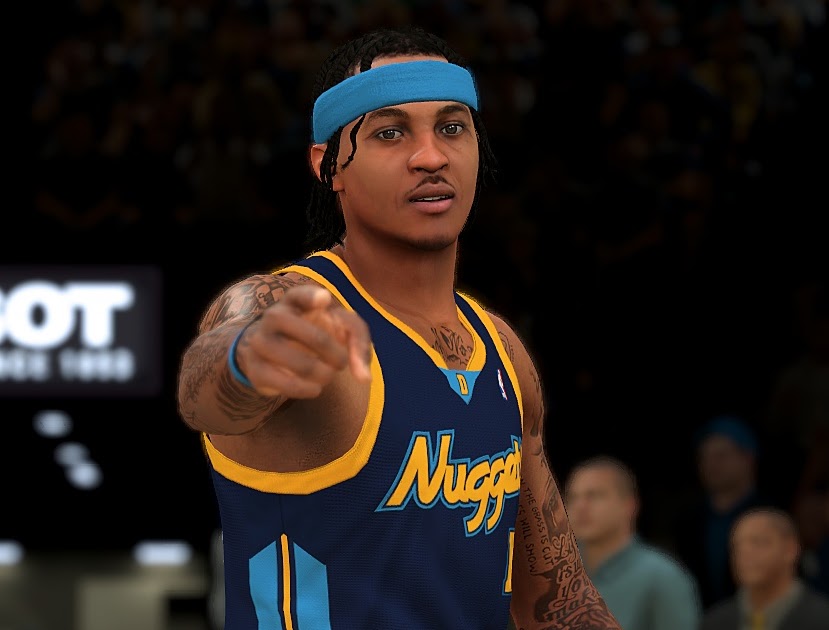 Carmelo Anthony Cyberface, Hair and Body Model Nuggets
