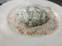 Battered mix veg Patty dusting with bread crumbs for mix veg burger recipe