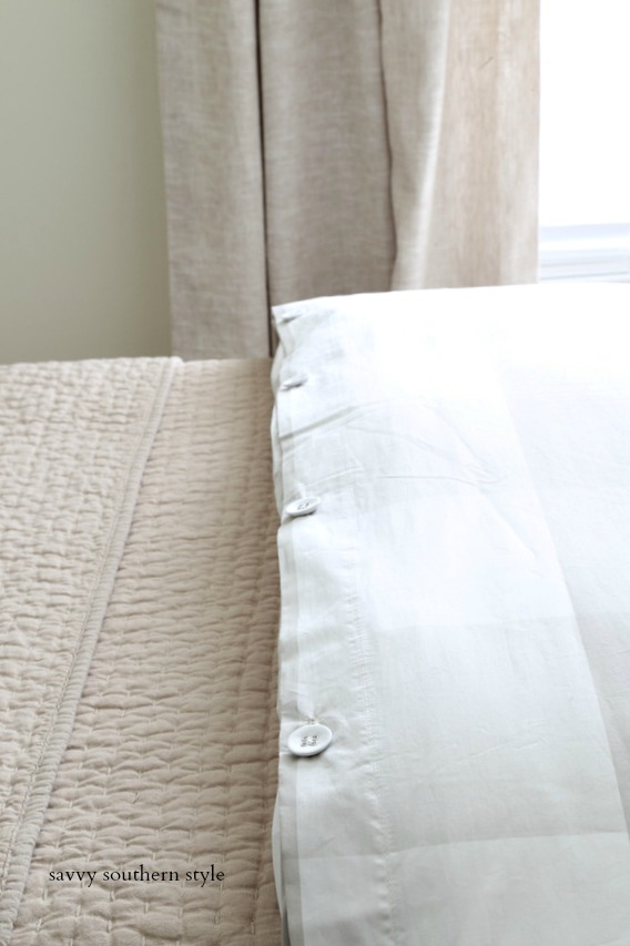 Savvy Southern Style Spring Style Bedroom and How to Make a Bed Taller