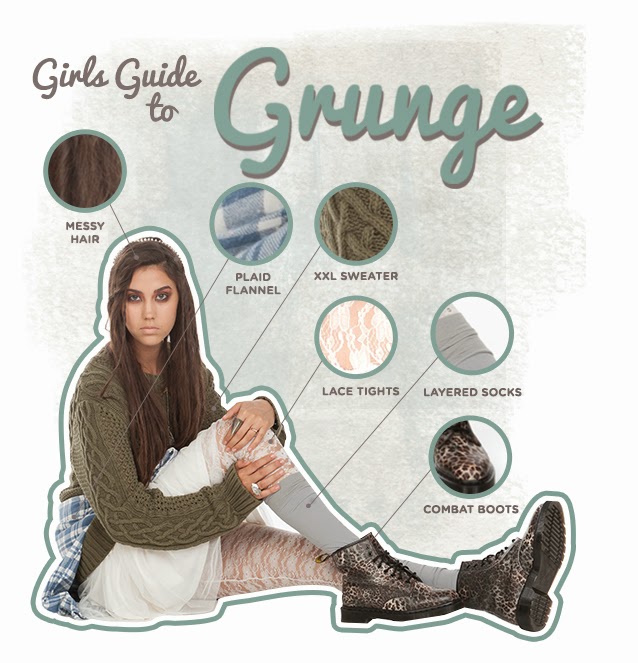 Girls Guide to Grunge Fashion. #PMRC PunkMetalRap.com