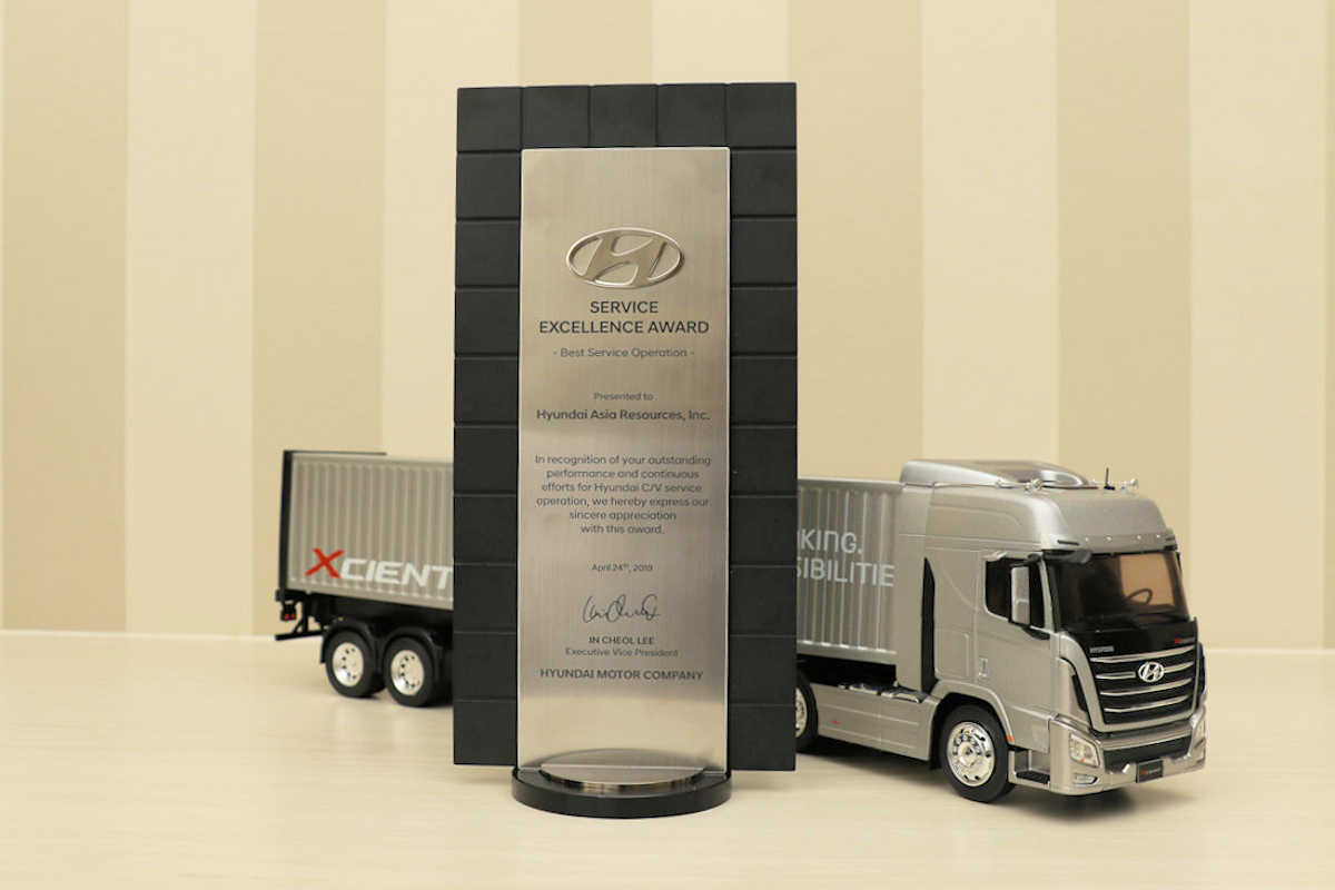 Hyundai Philippines Bags Best in Service Operations for Commercial
