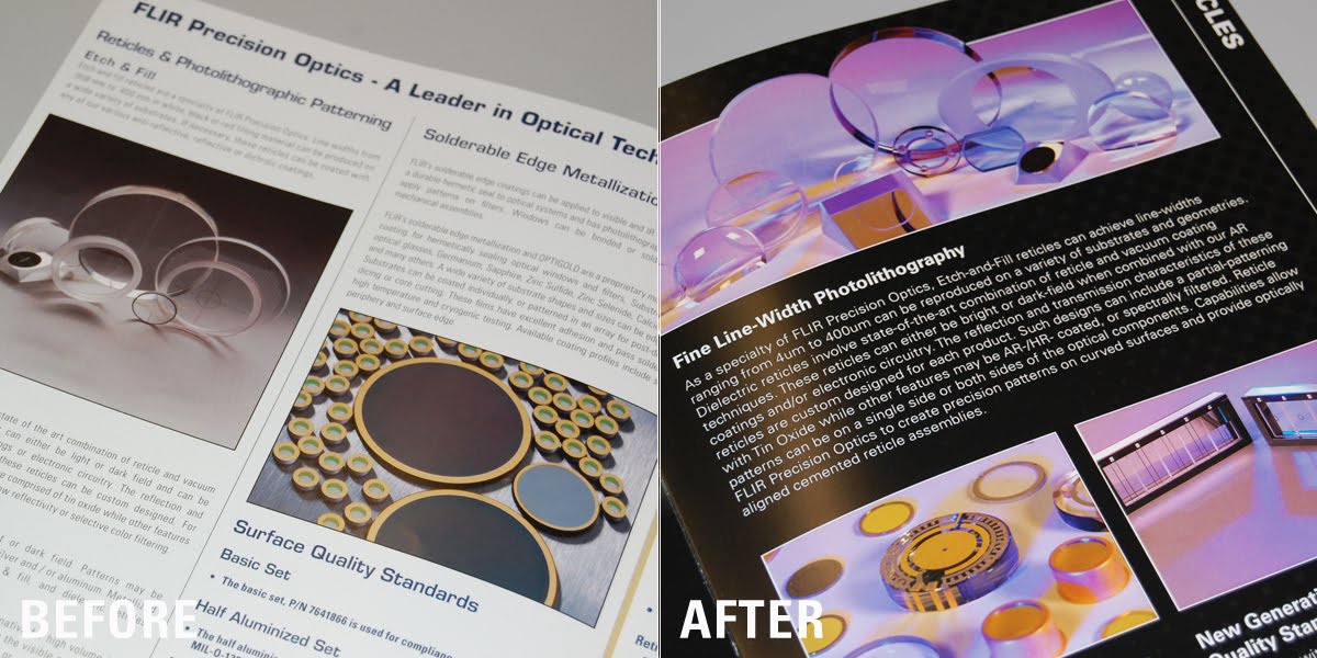 Enrich Design Optics Brochure Redesign