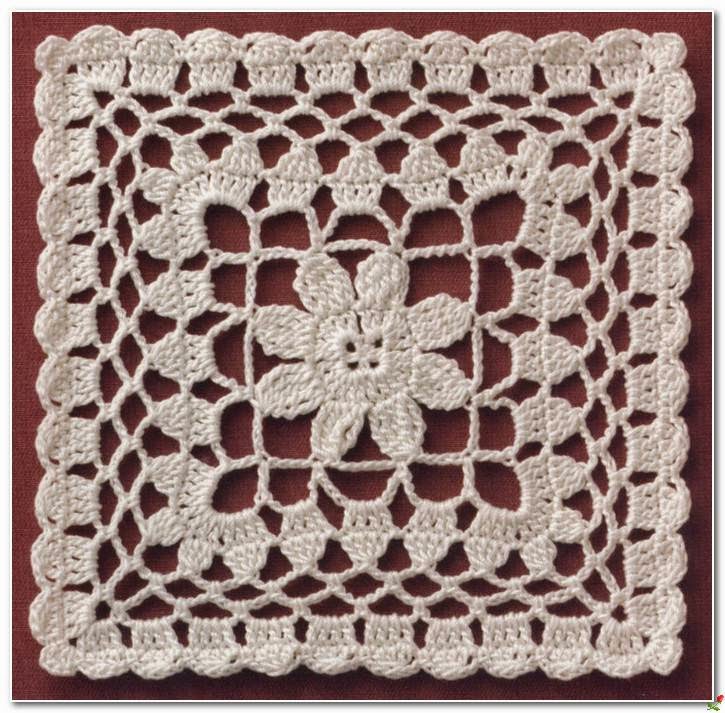 Loza Crochet Square Motif loza-crochet-square-motif
