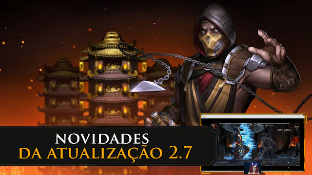 novidades da atualização 2.7 de Mortal Kombat Mobile