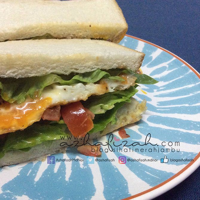 Sandwich Telur Goreng Blog Sihatimerahjambu