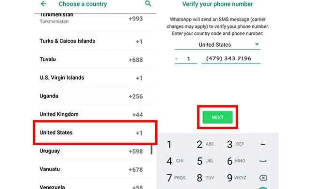 Cara Merubah Nomor Whatsapp Menjadi Nomor Luar Negeri