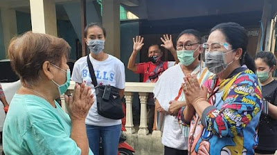 Blusukan ke Pasar Lililoyor, Ibu Rita Ajak Warga Patuhi Protokol Kesehatan