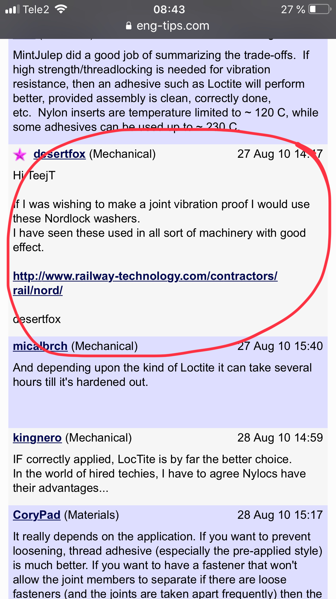 my EUC modifications! Nordlock washermuch better than loctite for
