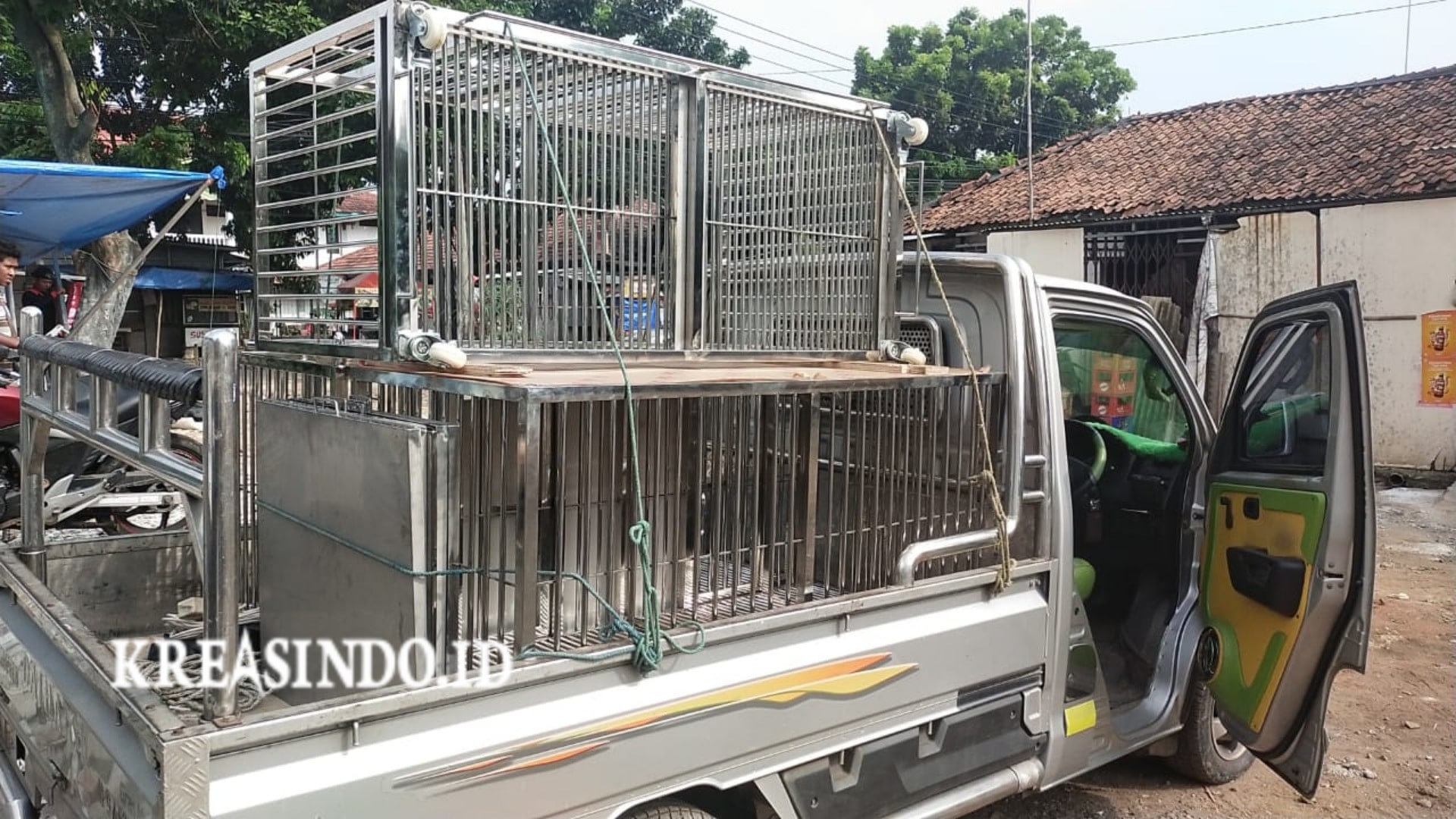 Repeat Order Kandang Stainless untuk Anjing Pesanan Bpk. Chimy di Kelapa Gading.