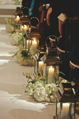 Iluminación espectacular en tu boda velas caminos luces decoración