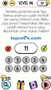 level 96 Nenekmu janda beranak tiga brain test