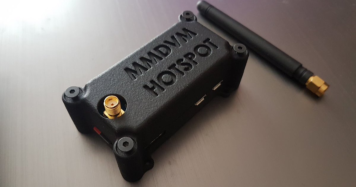 MMDVM HS Hat hotspot: 3DPrint MMDVM_HS_Hat Case