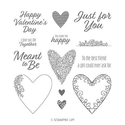 Stampin'Up! Be Mine Stitched
