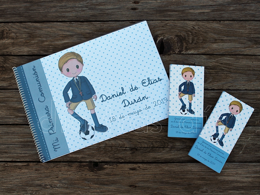 Libro de firmas personalizado Primera Comunión