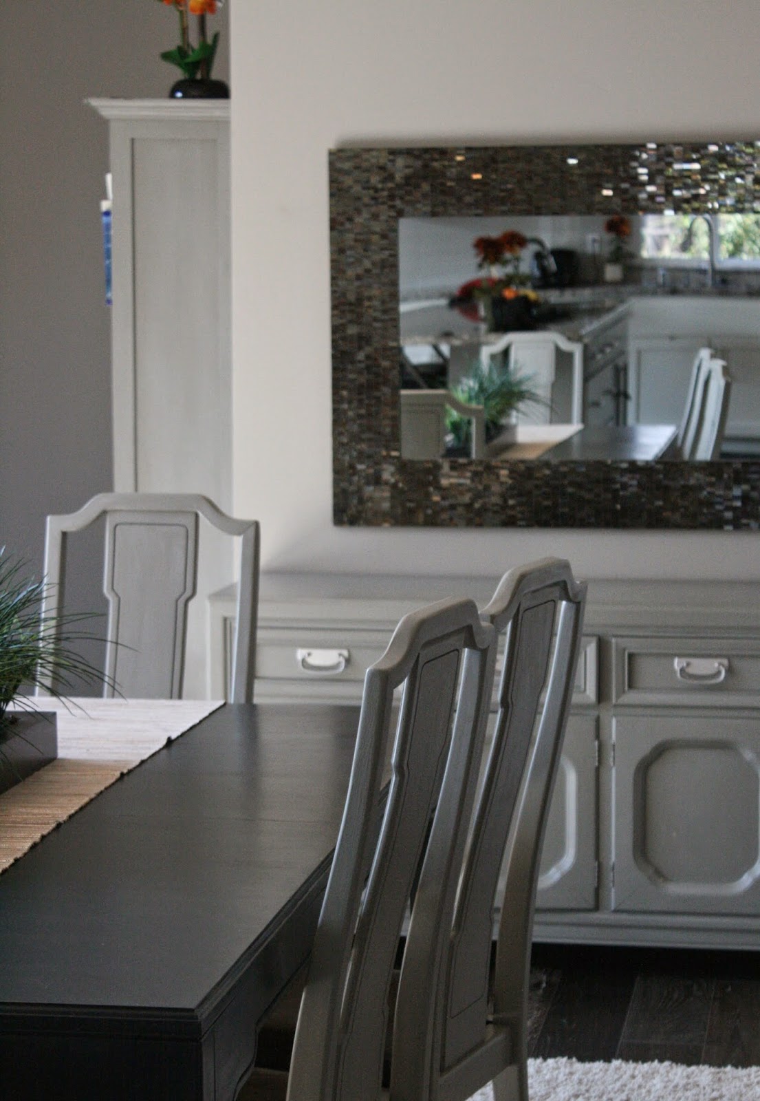 Reloved Rubbish Leather Topped Table Chalk Paint Makeover