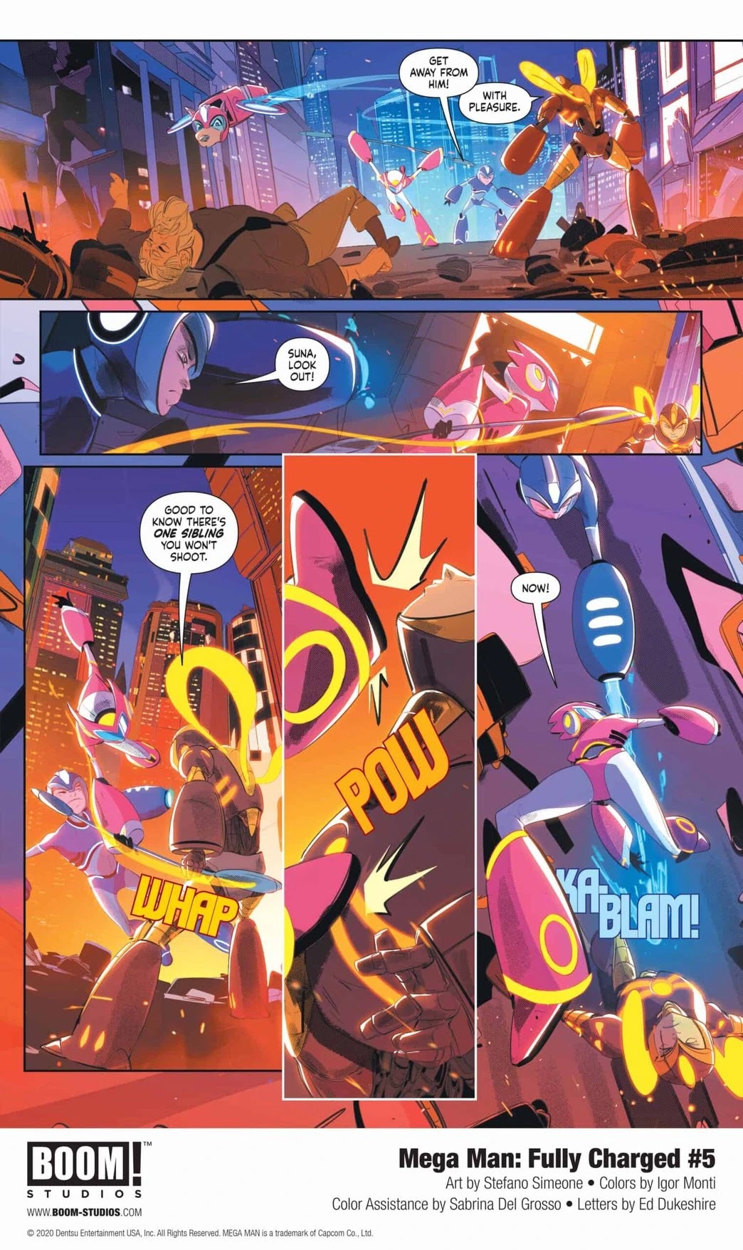 Rockman Corner: Mega Man: Fully Charged Issue #5 Preview Pages