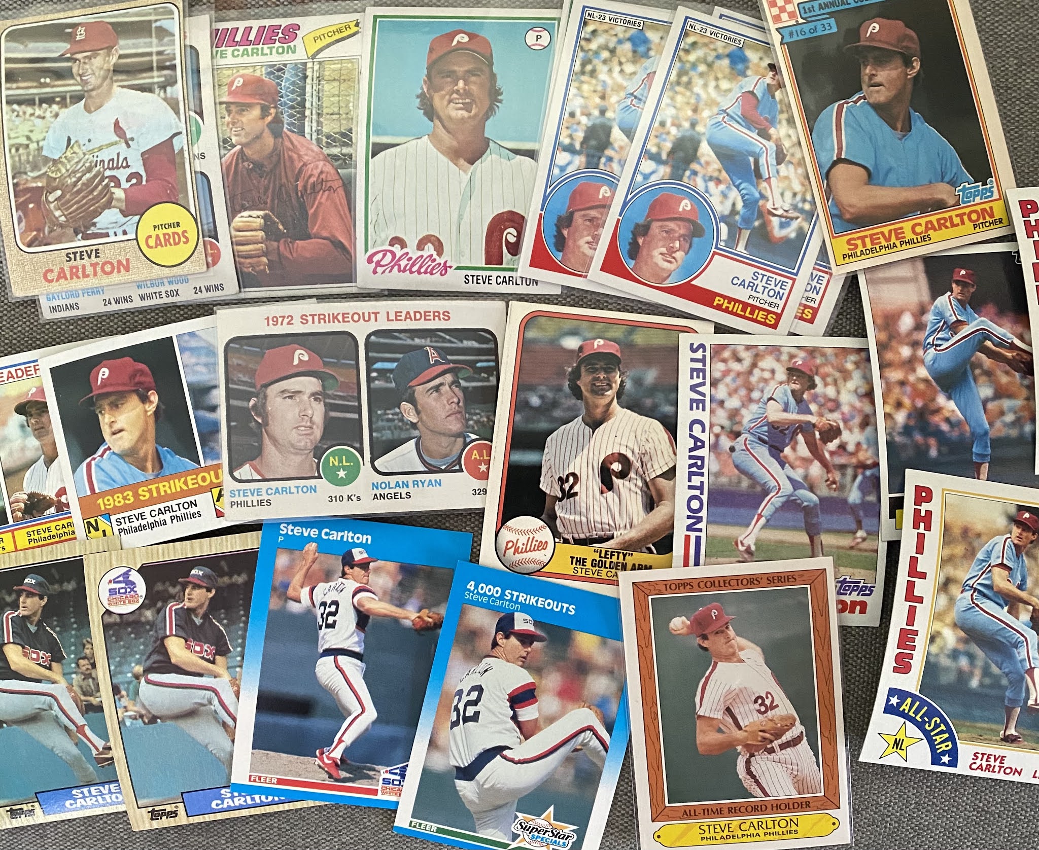 Mark My Words Steve Carlton 66 baseball cards