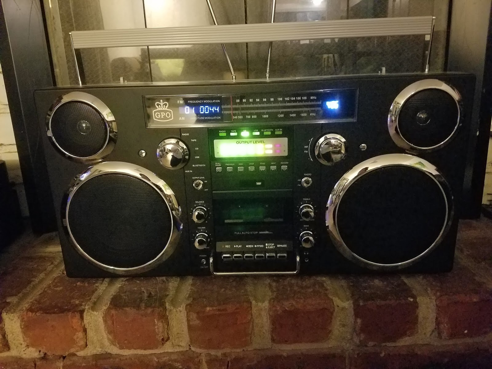 gpo brooklyn bluetooth boombox