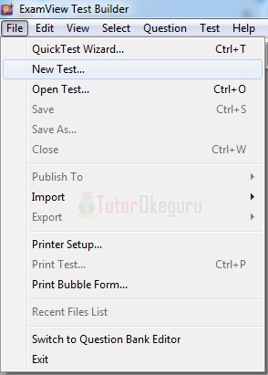 Membuat Bank Soal Menggunakan Exam View Cara Okeguru Tutorial Okeguru