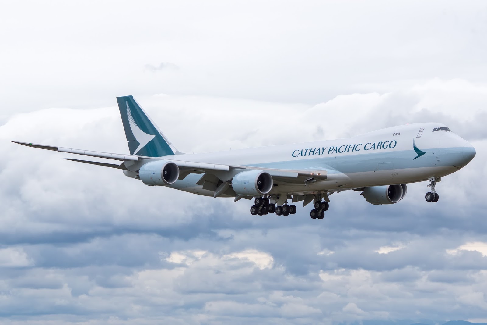 Puget Sound Boeing Test Flights BLJN B747867F Cathay Pacific Cargo