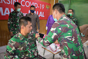 Usai Laksanakan Vaksin Covid 19, Dandim 0103/Aceh Utara Ajak Masyarakat Tak Takut Vaksinasi Covid 19