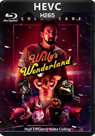 Willy's Wonderland (2021) 1080p BDRip HEVC Dual Latino-Inglés [Sub.Esp] (Terror.Comedia.Fantástico)