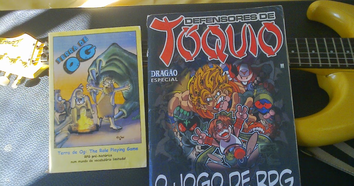 Gaius Ludus RPGaDay, weirdest rpg Land of Og and Defenders of Tokyo