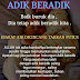 Berkatnya rezeki dari tali persaudaraan adik beradik