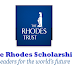 Rhodes Scholarships for Southern Africa 2016