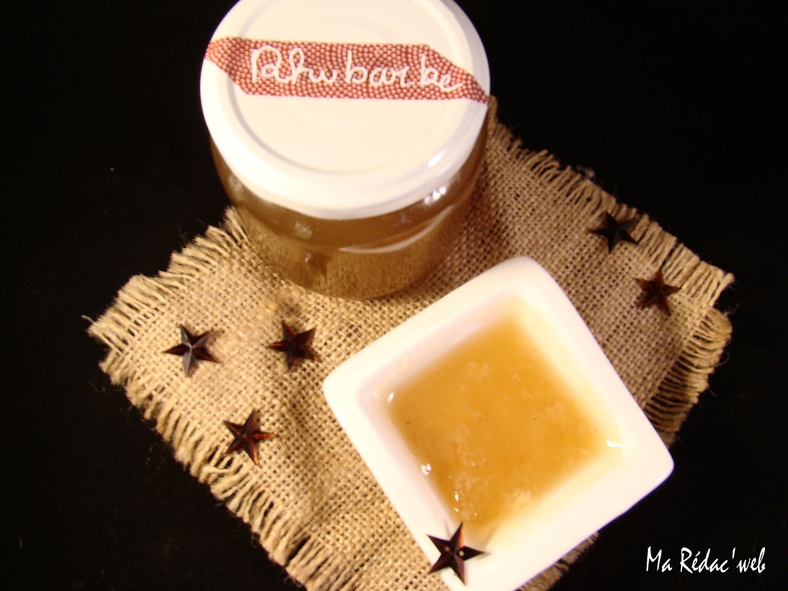 Recette Confiture de rhubarbe sans morceau