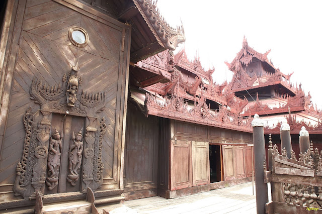 10-08-16. Mingun, monasterio Shwe In Bin, templo Mahamuni Buda y mercado Zay Cho - Objetivo Birmania (7)