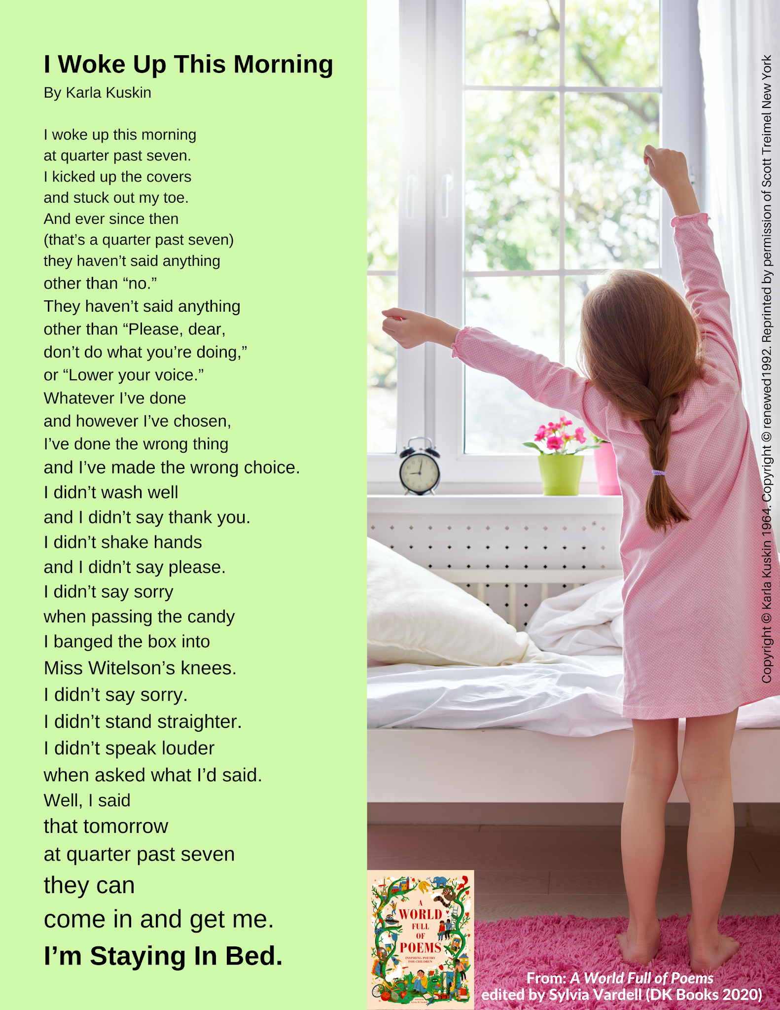 Live Your Poem... Snapshot of A World Full of Poems by Sylvia Vardell