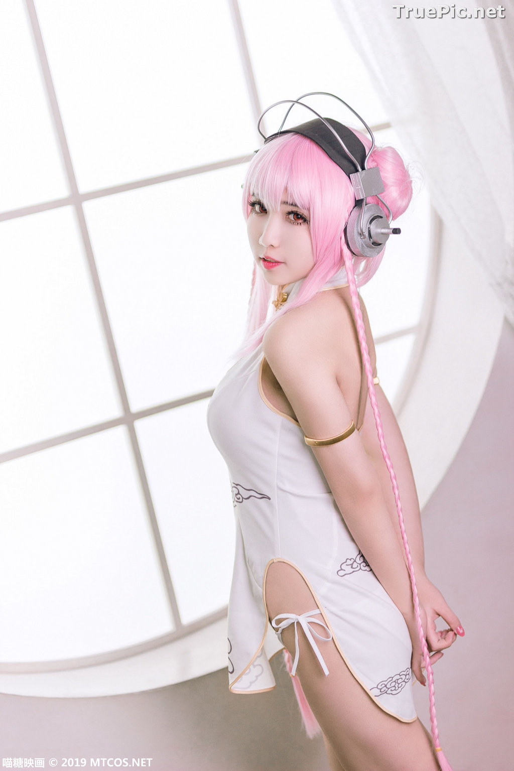 Image [MTCos] 喵糖映画 Vol.050 - Chinese Cute Model - Lovely Pink-haired - TruePic.net - Picture-2