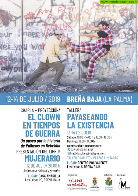 El Cabildo organiza un taller de clown impartido por un grupo de circo solidario de ámbito internacional