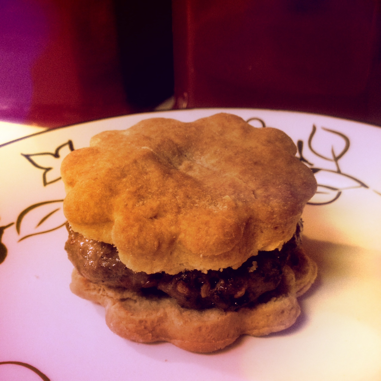 Easy As Pie Sausage Biscuit Sandwich for Breakfast