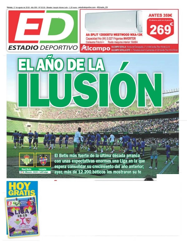 Betis, Estadio Deportivo: "El año de la ilusión"