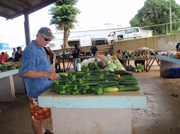 Peter picking his veggies