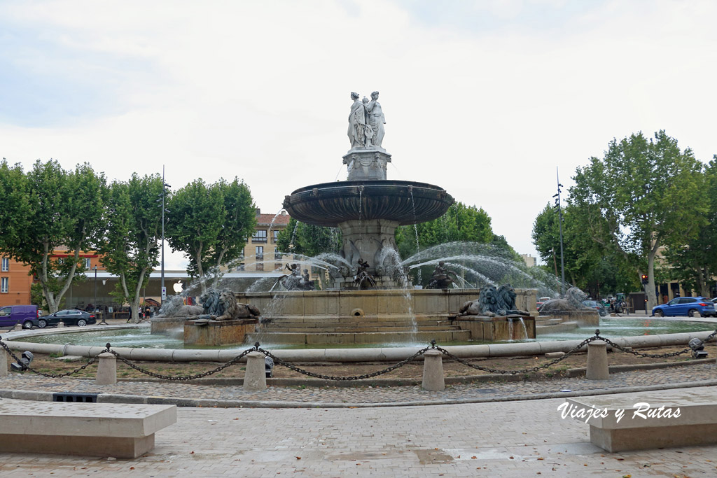 Fuente de la rotonda, Aix en Provence