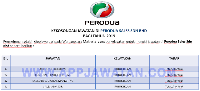 Perodua Sales Sdn Bhd