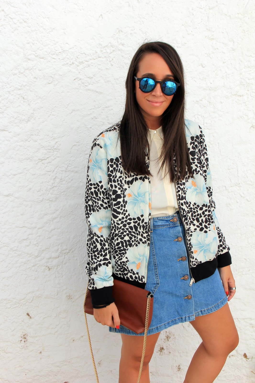 the girl BOMBER & SKATER SKIRT