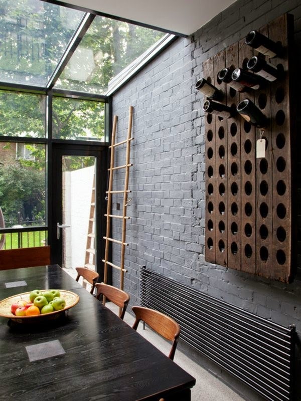 Brick wine rack for a happy home!